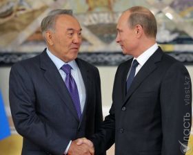 Назарбаев и Путин обсудили украинский кризис и взаимную торговлю